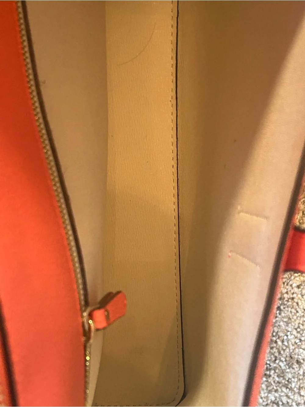 kate spade Coral Pebbled Leather Double-Strap Tote